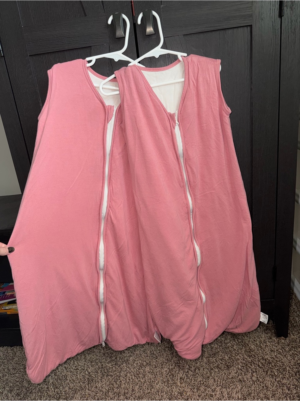 Amazon Pink Sleeveless Convertible Sleep Sack with Front Zipper